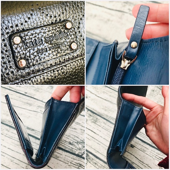 HP💘KATE SPADE⚡️Pepper Leather Tri-Fold Wallet - Picture 9 of 11